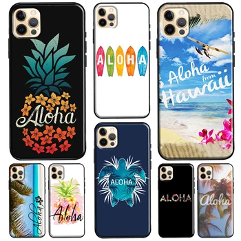 Мягкий Чехол Hawaii Aloha из ТПУ Для iPhone 13 12 Mini 11 14 Pro Max XS 6S 7 8 Plus 5S SE 2020 X XR Чехол Для Телефона