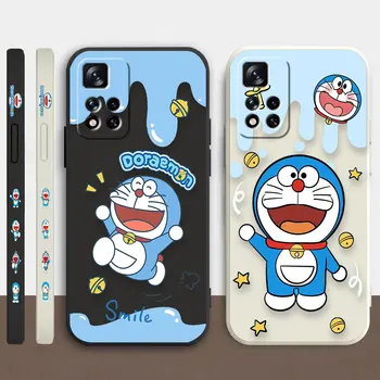Чехол для телефона Redmi Note 12 11 11T 11R 11S 10 9T 8 7 7S PRO PLUS 4G 5G Case Cover Fundas Cqoues Shell Capa Аниме D-Doraemon Cat