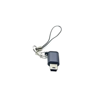 Конвертер Mini Type-C в Mini USB адаптер + ремешок для мобильных телефонов с записью вождения