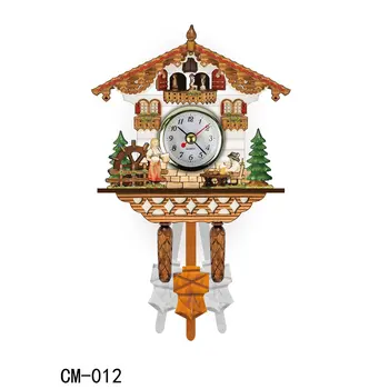Деревянные настенные часы в скандинавском стиле, креативные часы в стиле ретро с кукушкой, домашние уютные часы для домашнего использования, бесплатная доставка, Новинка
