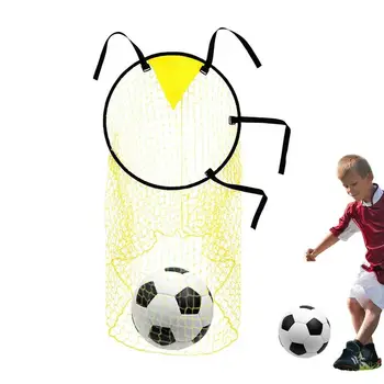 Детская футбольная тренировочная сетка для стрельбы Футбольная тренировочная мишень Сетчатый гол Молодежная тренировочная стрельба со штрафного удара Футбольная футболка