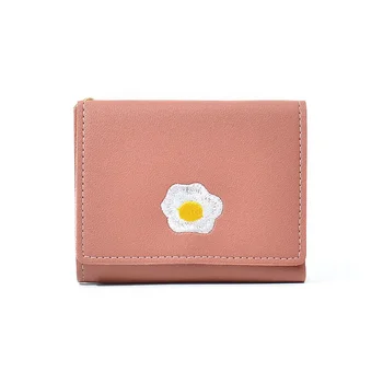 В Японии и Южной Корее Маленькая женская сумочка Короткая Простая Студенческая Симпатичная клипса для мелочи с кисточкой Зажим для денег большой емкости