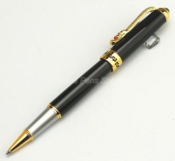 Шариковая ручка Jinhao Roller Классического стиля Dragon Clip Черная ручка для подписи Бизнес-канцелярские принадлежности JR050