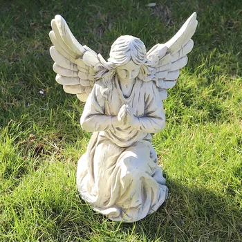 Новое креативное мягкое украшение для сада Религиозный Ангел из скандинавской смолы Gi
