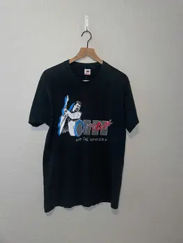 Винтажная футболка блюз-рок-группы Omar And The Howlers 1990-х годов из Техаса, техасская музыкальная рубашка 90-х VTG с длинными рукавами