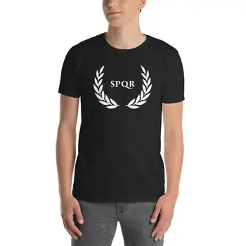 Футболка Ancient Rome Spqr (унисекс)  Идея подарка Для футболки Римской Империи - Венок