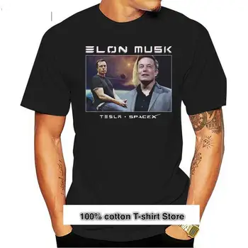 Camiseta de Elon Musk para hombre, camisa negra Unisex, Vintage de los 90