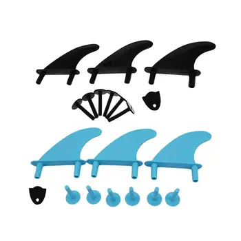 3 шт. плавники для подруливающих устройств Быстроразъемная доска для серфинга с винтами для воды