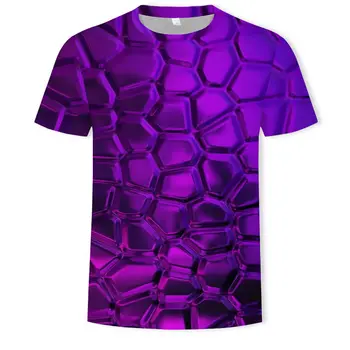При добавлении мужской 3D-футболки 5XL, модной летней футболки, куртки, крутой футболки в стиле хип-хоп с бриллиантами в клетку, в 2019 году