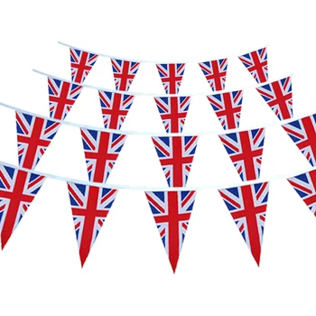 Флаг Юнион Джек Овсянка 2022 Королевы Юбилейные Украшения Вечерние Принадлежности Флаг Британского Союза Овсянка Баннер Гирлянды Вечерние Декоры