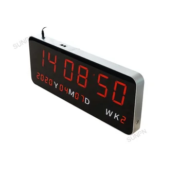 NTP 6-значный 7-сегментный цифровой светодиодный дисплей для часов светодиодные цифровые настенные часы