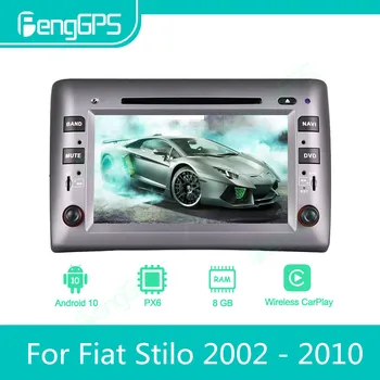 Автомобильный мультимедийный плеер Android, автомагнитола для Fiat Stilo 2002 - 2010, автомагнитола, стерео, экран GPS Navi, DVD головное устройство