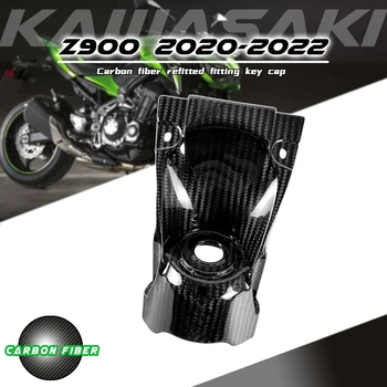 Для Kawasaki Z900 2020 2021 2022 100% Полностью из углеродного волокна, переоборудованный для установки крышки ключа, обтекателя мотоцикла