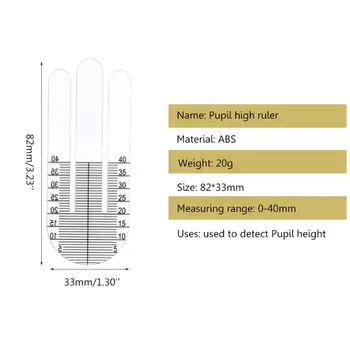 A2UD 1 пара Оптическая линейка PH Измеритель высоты зрачка для медицинских принадлежностей в больнице Измерьте высоту зрачка