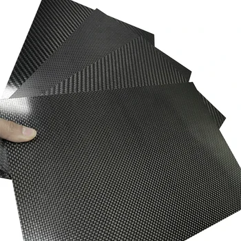 Доска из углеродного волокна высокой твердости 165x200mm 3K 100% Чистый Лист Из углеродного волокна толщиной 0,5 мм-6 мм, Материал Модели из углеродного волокна