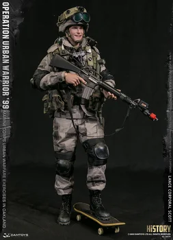 Фигурка-кукла в масштабе 1/6, Операция Urban Warrior, Солдат морской пехоты Скотт в Окленде, 12-дюймовая Военная Коллекционная Фигурка-модель