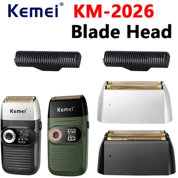Профессиональный набор сменных пленок и режущих лезвий Kemei 2026 Подходит для оригинальных лезвий электробритв
