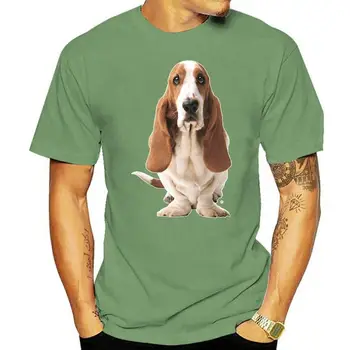 Футболки Мода 2024 года, футболка с собакой Бассет-Хаунд, которую я люблю, Как футболку с Бассет-Хаундом