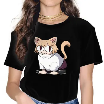 Женские толстые футболки Neco Arc, Одежда для кошек NECOARC, новинка, футболки с круглым вырезом и коротким рукавом, Идея подарка, футболка