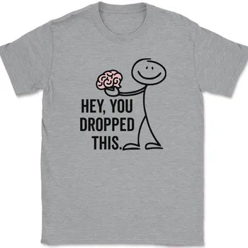 Эй, Ты Уронил Эту футболку, Забавную Саркастическую Футболку с Юмористическим Текстом 