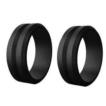 2 ШТ 8 мм Популярный размер 7-14 для мужчин и женщин Силиконовые Крутые кольца Экологическое спортивное кольцо на открытом воздухе 14