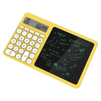 Комбинированный калькулятор и блокнот для письма, цифровой блокнот для рисования, удобный инструмент для прямой доставки