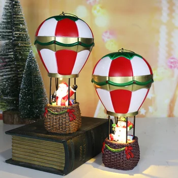 Снеговик Санта Клаус Воздушный шар Рождественские Светодиодные украшения Рождественские Подарки для детей Рождественское украшение для дома и спальни Navidad Noel