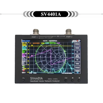 SV4401A 7-дюймовый Сенсорный Жк-Анализатор Векторной сети 50 кГц-4,4 ГГц Hf Vhf Uhf Обновление Анализатора Антенны от Nanovna Vna