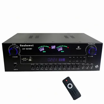 C5200 A1943 Tube AV-8310BT 5.1-канальный пульт дистанционного управления, светодиодный экран, Bluetooth, USB, SD-карта, FM-радио, караоке, Домашний аудиоусилитель