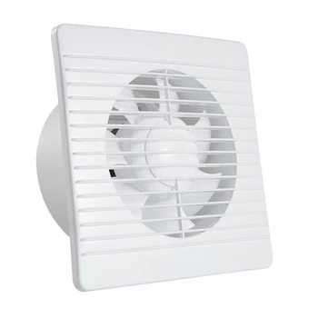 6-дюймовый вытяжной вентилятор для унитаза, настенный круглый вентилятор для ванной комнаты, мощный вытяжной вентилятор, штепсельная вилка США