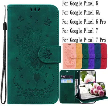 Чехлы для мобильных телефонов Sunjolly Чехлы для Google Pixel 6 6A 7 Pro Case Cover coque Флип-кошелек для Google Pixel 6 Pro Case