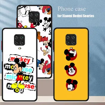 Матовый Чехол для телефона Redmi 10 12 5G 12C 9C 9 A2 A1 K40 Pro 9A 9T 10C Disney Mickey Minnie Mouse Cover Capa