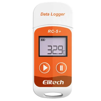 Elitech RC-5 + PDF USB-регистратор температурных данных Многоразовый регистратор 32000 точек для охлаждения, транспортировки холодовой цепью