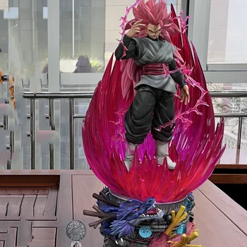 Goku Black Super Saiya Dragon Ball Super GK Статуя из смолы Фигурки Модель Игрушки Аниме Кукла Подарок