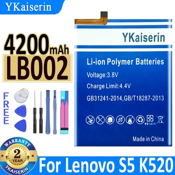 Аккумулятор YKaiserin емкостью 4200 мАч LB002 для Lenovo S5 K520 K520T Bateria