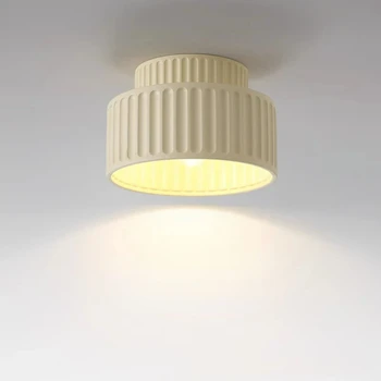 Скандинавский светодиодный потолочный светильник, полимерная лампа для спальни, прихожей, гостиной, кабинета, ресторана, Минималистичный домашний светильник для украшения помещений