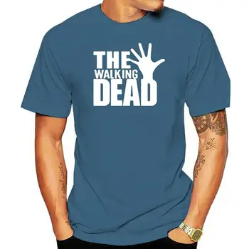 Мужские футболки The Walking Dead в стиле Хип-Хоп, Повседневные Футболки Унисекс, Облегающие Мышцы, Модная Гордость, Футболка Для Мужчин, 100% Хлопок, Новинка, Крутая