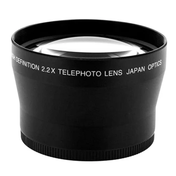 Объектив Телеконвертера 72 мм 2.2X Универсальный Телеконвертер Зеркальной камеры Подходит Для объектива Беззеркальной камеры Canon Nikon Sony
