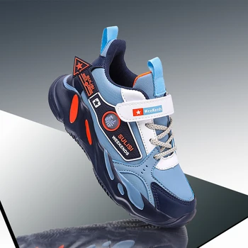 Осень 2023 Повседневная обувь для мальчиков Удобные кроссовки Детские Кроссовки для мальчиков на мягкой подошве Дизайнерская обувь для мальчиков