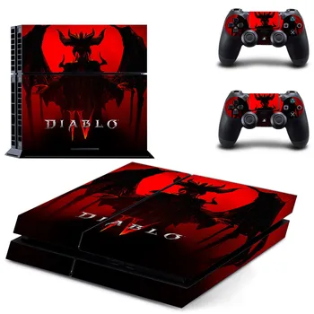 Наклейка для кожи Diablo PS4, защитная наклейка для виниловых скинов для консоли и контроллера