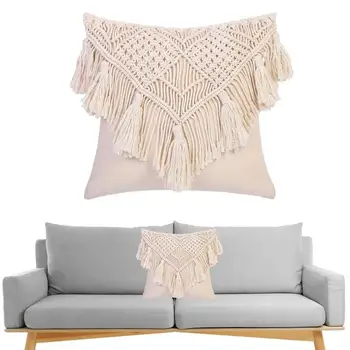 Наволочка в стиле бохо, хлопковые наволочки с вышивкой, декоративная наволочка 45x45 см для домашнего декора дивана-кровати, стула