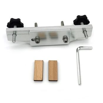 1 Комплект Металлического гитарного мостового зажима Инструмент для склеивания гитарного мостика из алюминиевого сплава Серебро