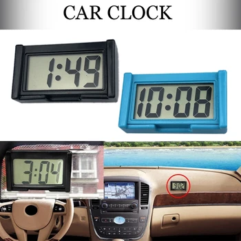 Мини-Эксклюзивные Автомобильные Часы Auto Car Truck Dashboard Time Удобный Прочный Самоклеящийся Кронштейн Автомобильные Электронные Цифровые Часы