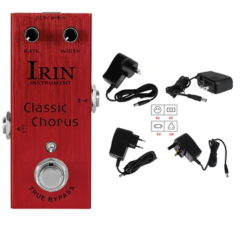 IRIN AN-09 Гитарный Эффектор Классический Припев Педаль Гитарных Эффектов Педаль Электрогитары Гитарные Запчасти Аксессуары EU /AU / US / UK