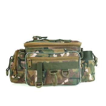Камуфляжная сумка через плечо для фотосъемки на открытом воздухе, сумка для рыболовных снастей, рыболовная катушка, сумка для аксессуаров для приманки
