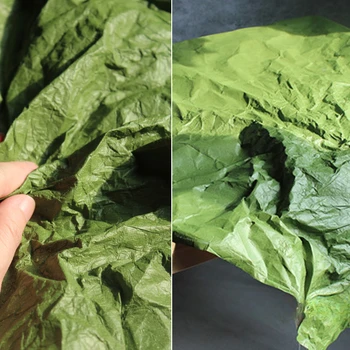 Мягкая зеленая бумага T Teweiqiang для стирки, дышащая бумага не может порвать водонепроницаемую ткань.