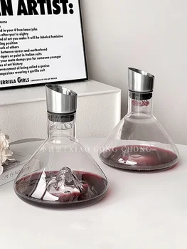 Iceberg Red Wine Awakener, быстрый домашний стеклянный водопад, Сортировщик вина, Усовершенствованная бутылка для пробуждения западного вина