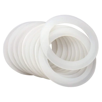Силиконовые уплотнительные кольца ABSF для герметичных крышек банок Mason (24 упаковки, обычная горловина)