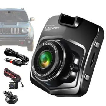 Автомобильная Приборная Камера 1080P High Definition Dash Cam С Присоской Черный Регистратор Вождения С Заполняющей Подсветкой A и Широким Углом обзора 170 Градусов