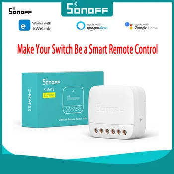 10шт SONOFF Mate S-MATE2 Extreme Switch Дистанционное управление eWeLink Через Smart Switch Для работы в умном доме с Alexa Google Home